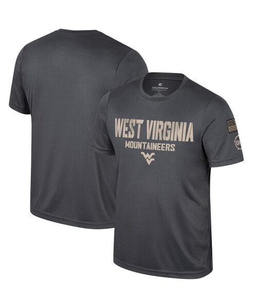 Men's Charcoal West Virginia Mountaineers OHT Military-Inspired Appreciation T-shirt