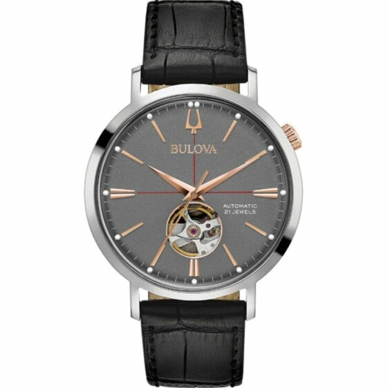 Мужские часы Bulova 98A187 Чёрный Серый