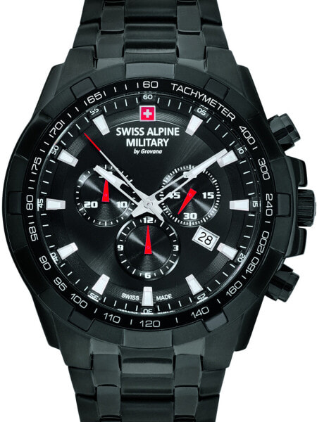 Часы Swiss Alpine Military 70439177 chrono 46mm 10ATM