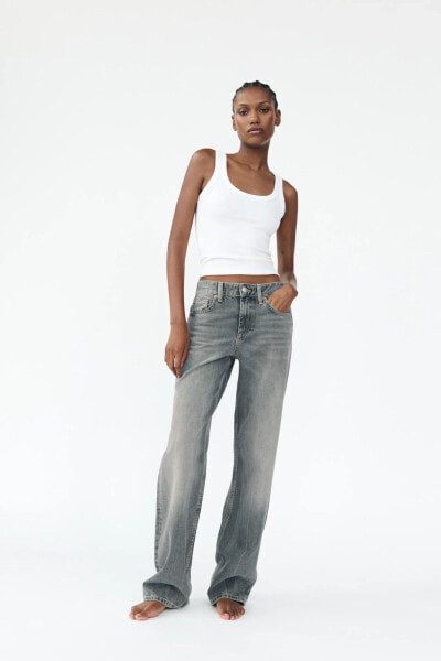 MID-RISE WIDE-LEG TRF JEANS