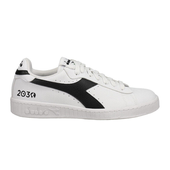 Diadora Game L Low 2030 Lace Up Mens White Sneakers Casual Shoes 178745-C0351