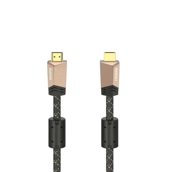 Hama Premium HDMI-Kabel mit Ethernet Stecker - Cable - Digital/Display/Video