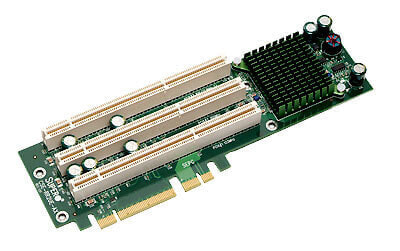 Supermicro 2U 3-PCI-X Slot Full Height - Full Length Active Riser Card