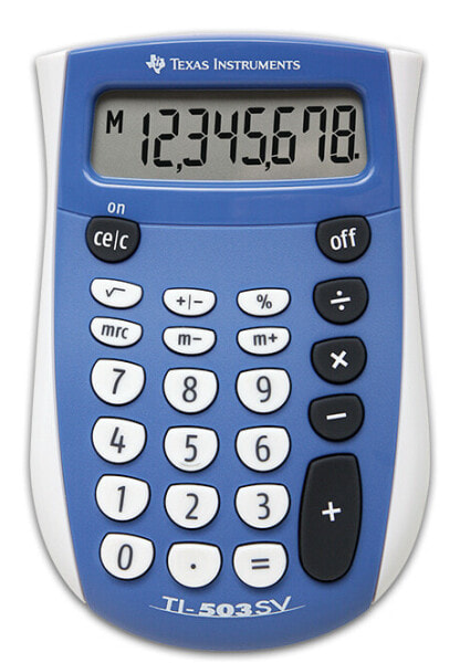 Карманный калькулятор Texas Instruments TI-503 SV - Голубой - Серый