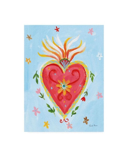 Farida Zaman Frida's Heart I Canvas Art - 36.5" x 48"