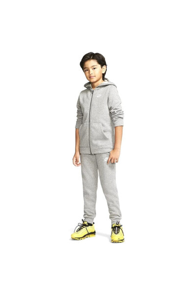 Спортивный костюм Nike trc suit core unisex для детей, с капюшоном, синий BV3634
