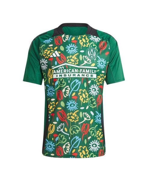 Men's Green Atlanta United FC 2024 One Planet Pre-Match Top