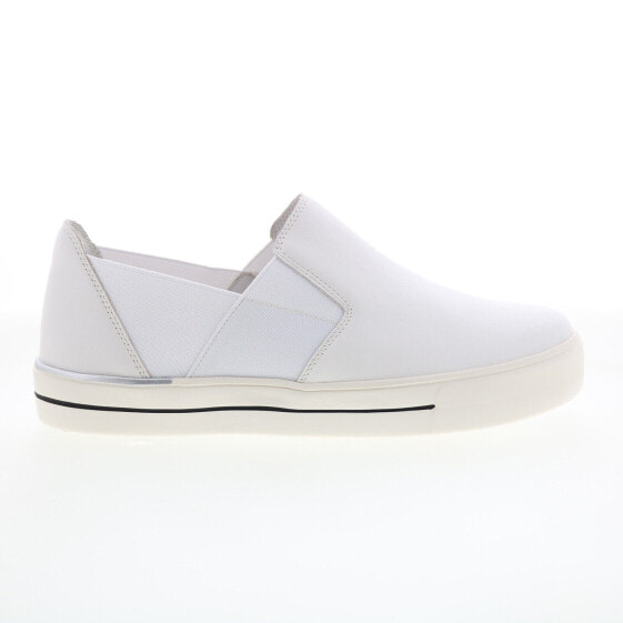Ziera Adela ZR10664WHILE Womens White Wide Leather Lifestyle Sneakers Shoes