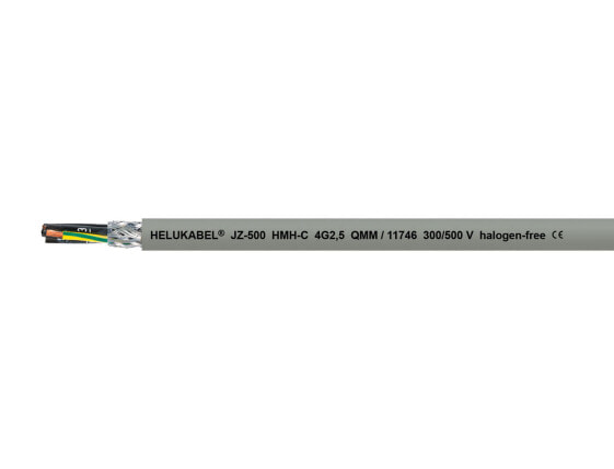 Helukabel HELU JZ-500 HMH-C 5G1,511725 - Low voltage cable - Grey - Polyvinyl chloride (PVC) - Polyvinyl chloride (PVC) - Cooper - -15 - 70 °C