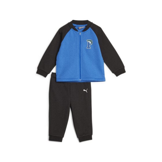 Puma Minicats Squad Jacket & Jogger Set Toddler Boys Blue Casual Tops 67637848