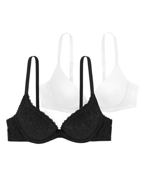 Women's Sonia 2 Pc. All Lace Push Up Bra, D17256A5-2P-Z03