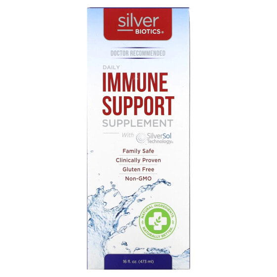 Silver Biotics, Daily Immune Support Supplement with SilverSol Technology, 16 fl oz (473 ml)