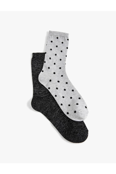 Носки Koton Dotted Duo Socks