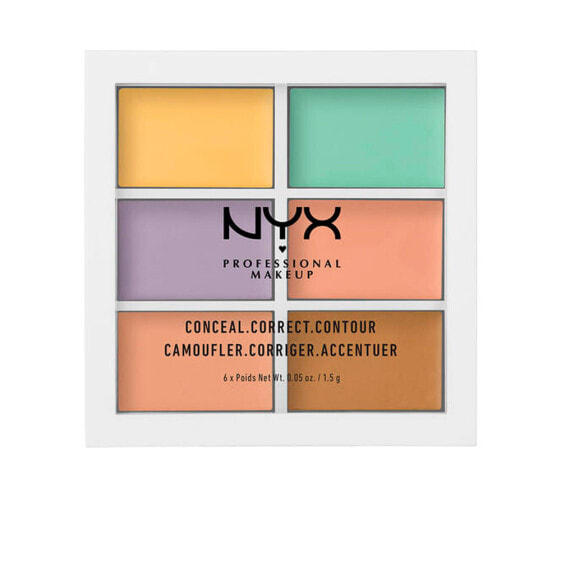 Nyx Professional Makeup Concela Correct Contour Palette Палетка корректоров лица 6 х 1,5 г