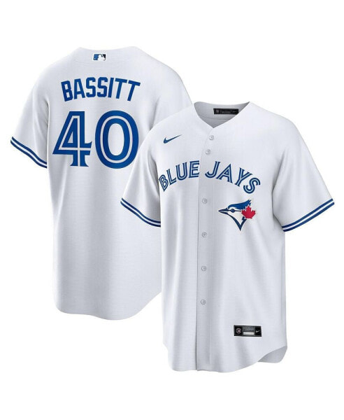 Men's Chris Bassitt White Toronto Blue Jays Home Replica Jersey