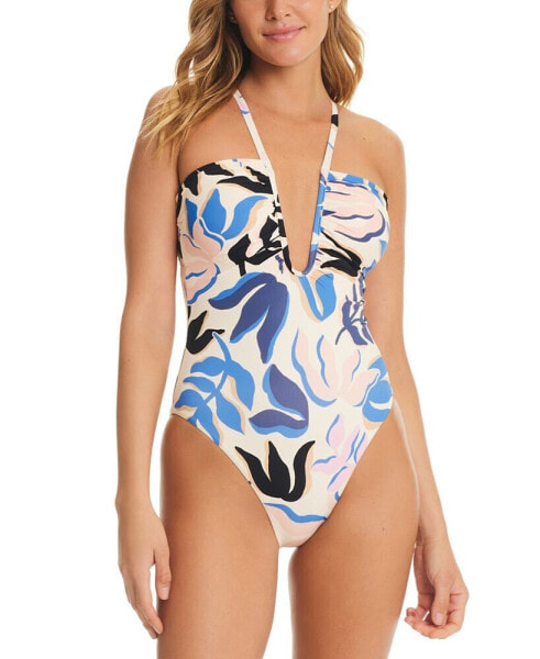 Women's U-Wire Printed One-Piece Swimsuit