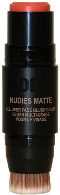 Nudies Matte All Over Face Blush Color Nude Peach