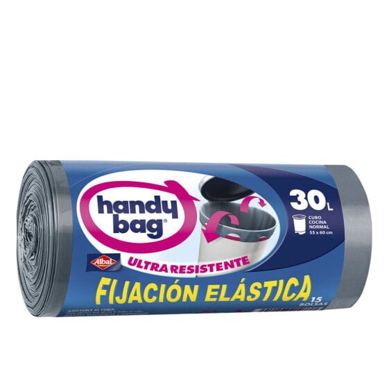 Мешки для мусора Albal HANDY BAG ELASTIC FIXING 30 литров 15 штук