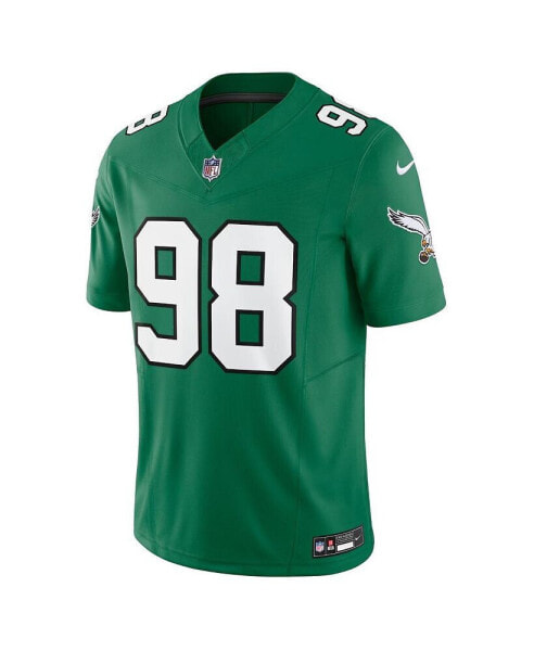 Men's Jalen Carter Kelly Green Philadelphia Eagles Alternate Vapor F.U.S.E. Limited Jersey