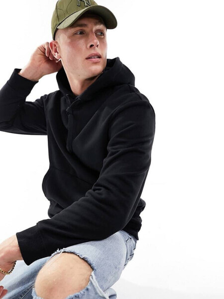 River Island hoodie in black