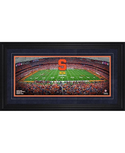 Syracuse Orange Framed 17" x 31" Carrier Dome Gameday Panoramic