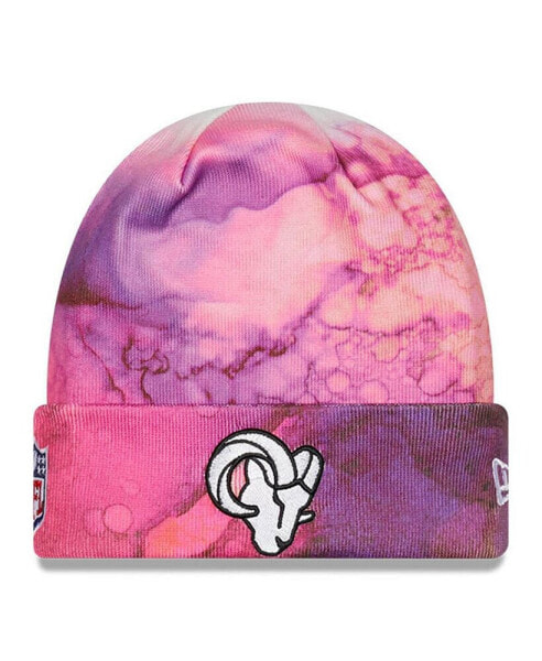 Big Boys Pink Los Angeles Rams 2022 NFL Crucial Catch Knit Hat