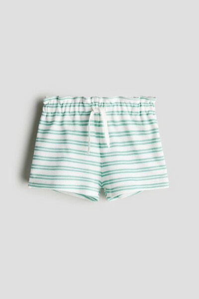 Ruffle-trimmed Cotton Shorts