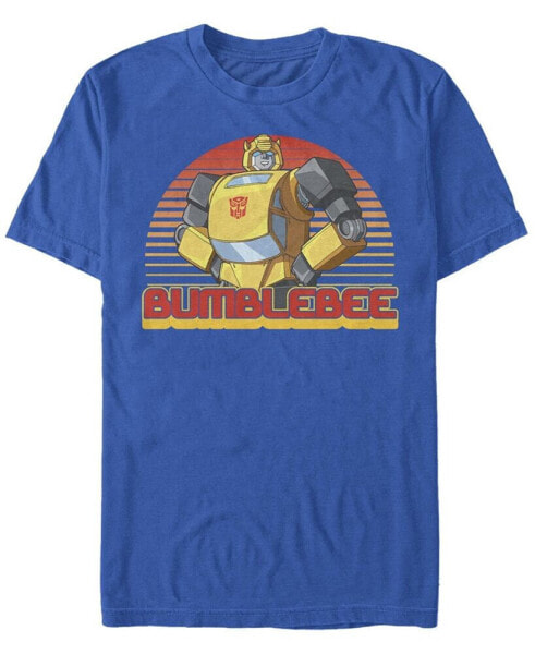Men's Retro Bumblebee Short Sleeve Crew T-shirt