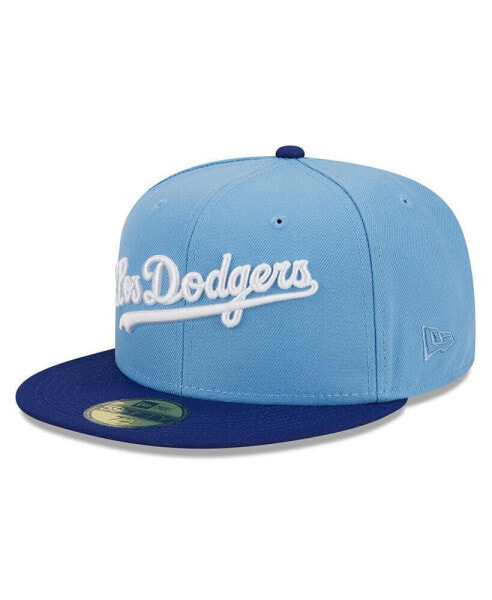 Men's Light Blue Los Angeles Dodgers Cooperstown Collection Retro City 59FIFTY Fitted Hat