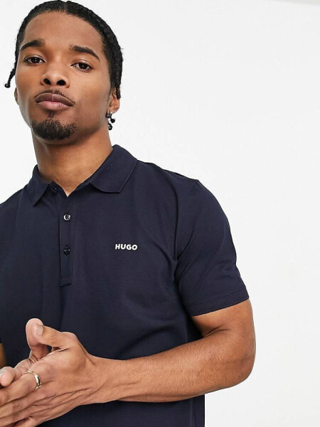 HUGO Dinos polo In navy 