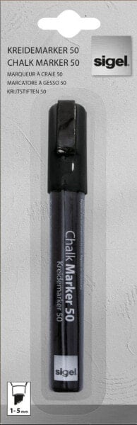 Sigel GL180 меловой маркер Черный 1 шт