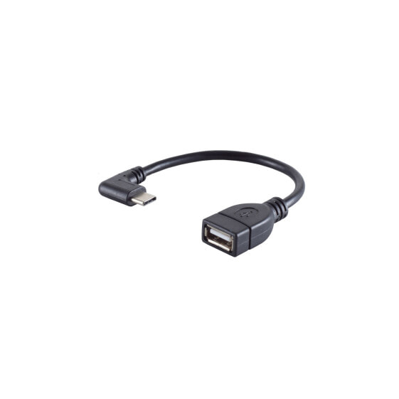 Разъем USB C - USB A shiverpeaks BS13-20016 - 0.12 м - USB 2.0 - 480 Mbit/s - Черный
