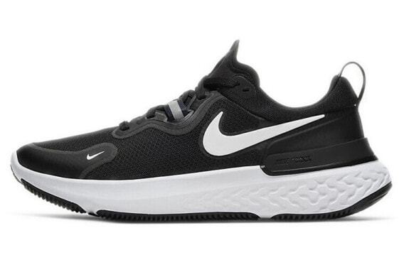 Кроссовки спортивные женские Nike React Miler 1 Черно-белые