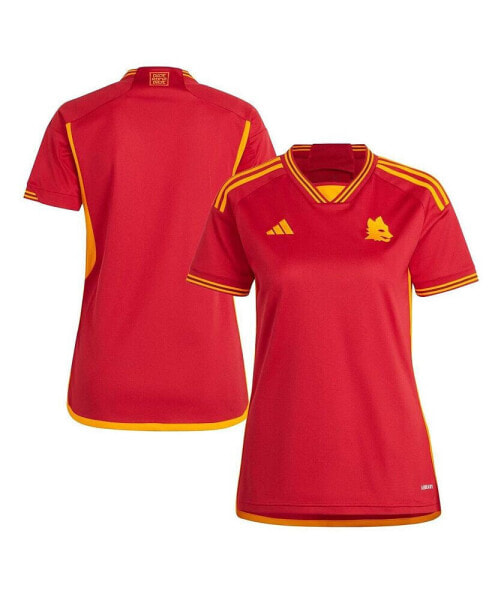 Women's Red AS Roma 2023/24 Home Replica Jersey