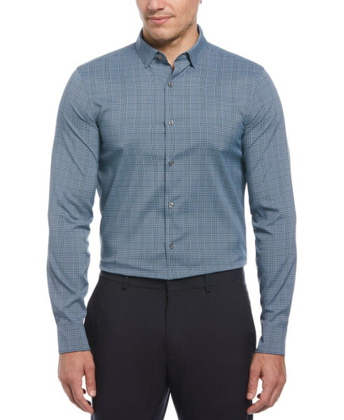 Рубашка мужская Perry Ellis в клетку Slim-Fit Stretch