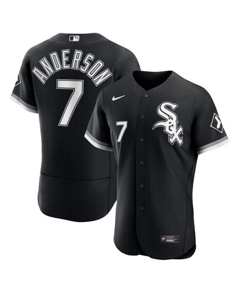 Men's Tim Anderson Black Chicago White Sox Alternate Authentic Player Jersey