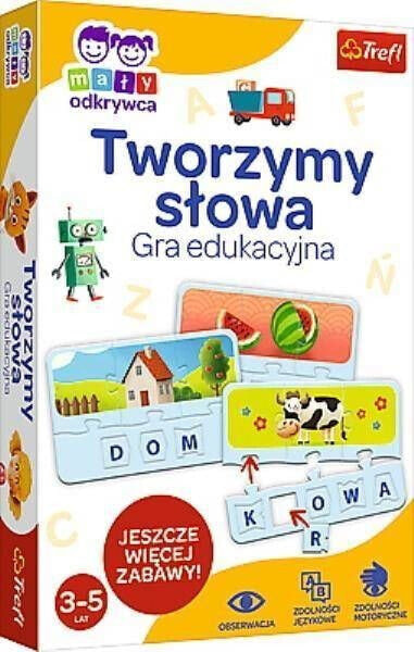 Trefl GRA EDUK MALY ODKRYWCA TWORZYMY SLOWA TREFL PUD