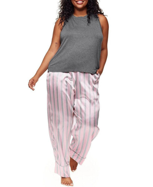 Plus Size Alania Pajama Tank & Pants Pajama Set