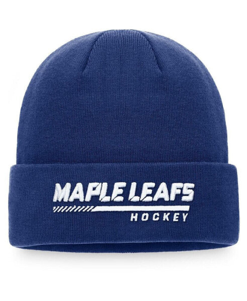 Men's Royal Toronto Maple Leafs Authentic Pro Locker Room Cuffed Knit Hat