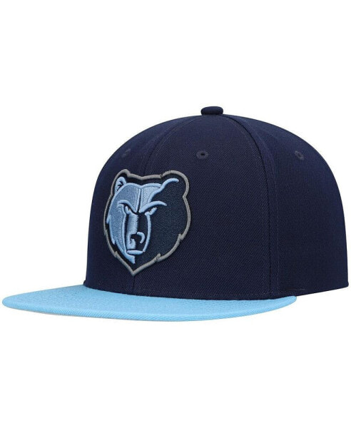 Men's Navy, Light Blue Memphis Grizzlies Team Two-Tone 2.0 Snapback Hat