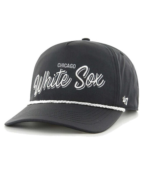 47 Brand Men's Black Chicago White Sox Fairway Hitch Adjustable Hat