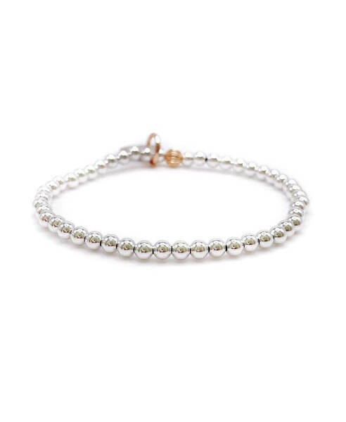 4mm Sterling Silver Ball Stretch Bracelet