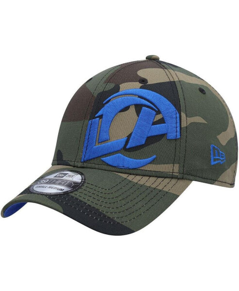 Men's Camo Los Angeles Rams Punched Out 39THIRTY Flex Hat