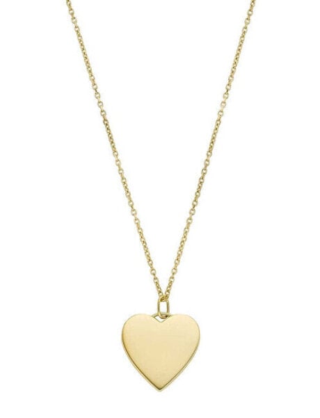 Decent Drew Heart Gold Plated Necklace JF04689710