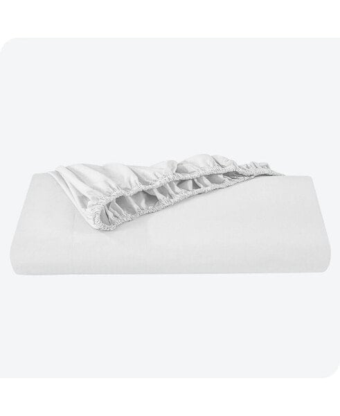 Organic Cotton Percale Fitted Sheet California King