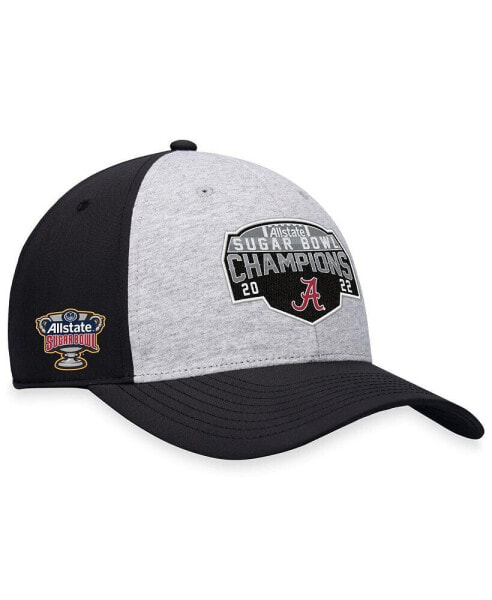 Men's Heather Gray Alabama Crimson Tide 2022 Sugar Bowl Champions Adjustable Hat