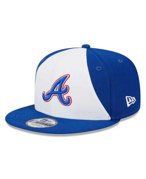 Men's White, Royal Atlanta Braves 2023 City Connect 9FIFTY Snapback Adjustable Hat