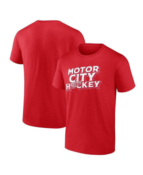 Men's Red Detroit Red Wings Local T-shirt