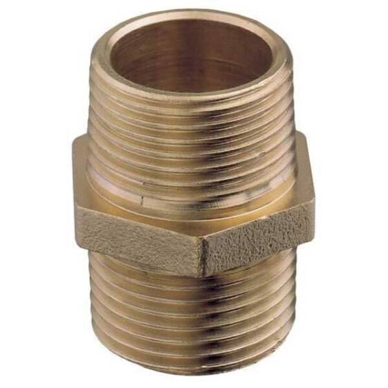 MIDINOX Equal Stainless Steel Male-Male Nozzle Connector
