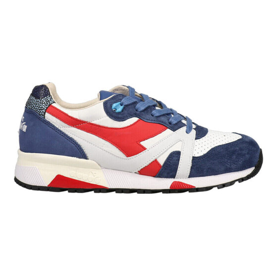 Diadora N9000 Italia Lace Up Mens Blue, White Sneakers Casual Shoes 177990-C818